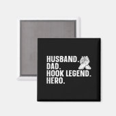 Arm Wrestling Arm Wrestler Husband. Dad. Hook Lege Magneet (Voorkant / Achterkant)