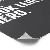 Arm Wrestling Arm Wrestler Husband. Dad. Hook Lege Poster (Hoek)