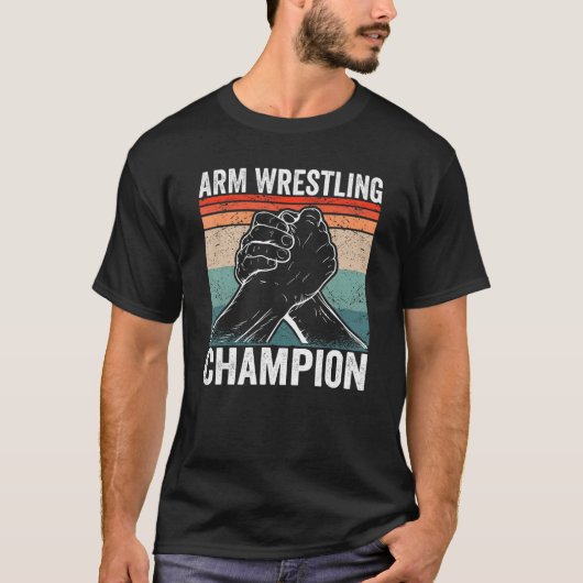 Arm Wrestling Champion T-shirt (Voorkant)