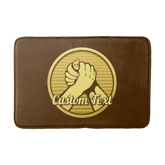 Arm Wrestling Gold Badmat (Voorkant)