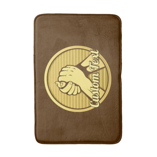 Arm Wrestling Gold Badmat (Voorkant Verticaal)