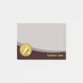 Arm Wrestling Gold Post-it® Notes (Voorkant)