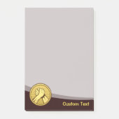 Arm Wrestling Gold Post-it® Notes (Voorkant)
