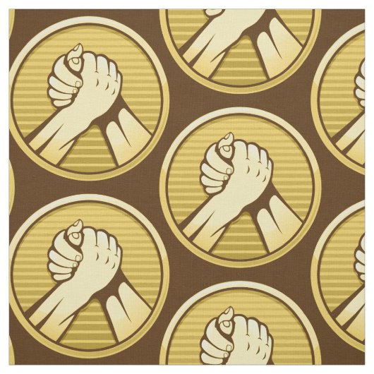 Arm Wrestling Gold Stof (Swatch)