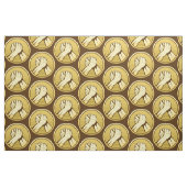 Arm Wrestling Gold Stof (Fat Quarter)
