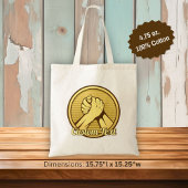 Arm Wrestling Gold Tote Bag