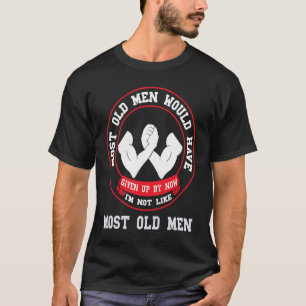 Arm Wrestling Meest oude Mannen Armworstling Sport T-shirt
