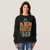 Arm Wrestling Papa Cadeau Trui (Voorkant volledig)