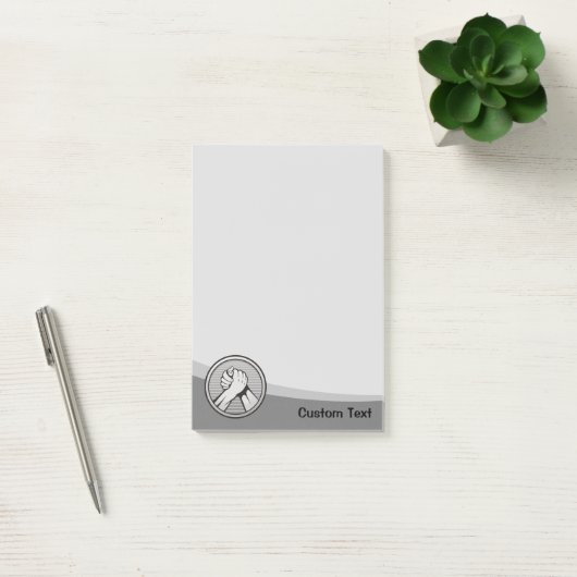 Arm Wrestling Silver Post-it® Notes (Kantoor)
