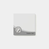 Arm Wrestling Silver Post-it® Notes (Voorkant)