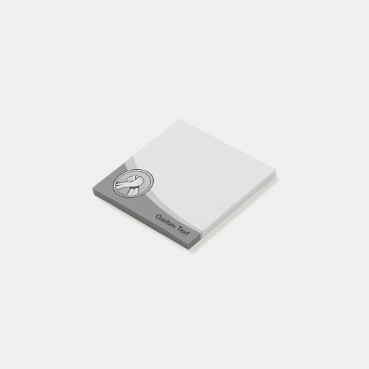 Arm Wrestling Silver Post-it® Notes (Schuin)