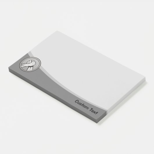 Arm Wrestling Silver Post-it® Notes (Schuin)