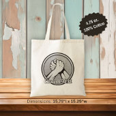 Arm Wrestling Silver Tote Bag