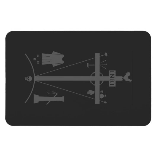 Arma Christi Magnet Magneet (Horizontaal)