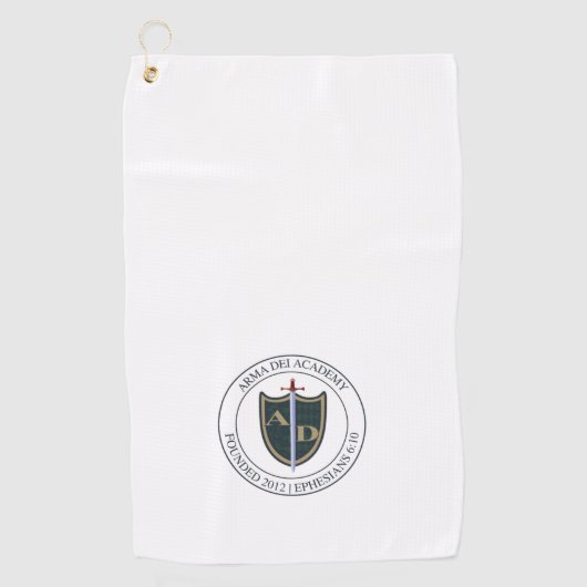 Arma Dei Academy Golf Towel Golfhanddoek (Voorkant)