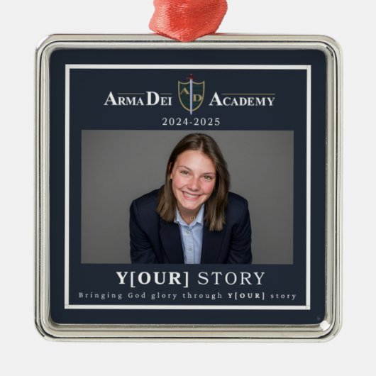 Arma Dei Foto Ornament (Voorkant)