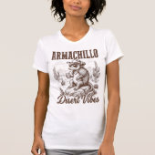Armachillo Cowboy Armadillo Desert Vibes Funny T-shirt (Voorkant)
