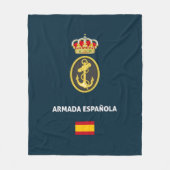 Armada Española paspoort telefoonhoesje Fleece Deken (Voorkant)
