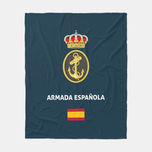 Armada Española paspoort telefoonhoesje Fleece Deken (Voorkant)