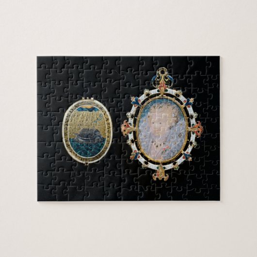Armada Jewel, miniatuur van koningin Elizabeth I e Legpuzzel (Horizontaal)