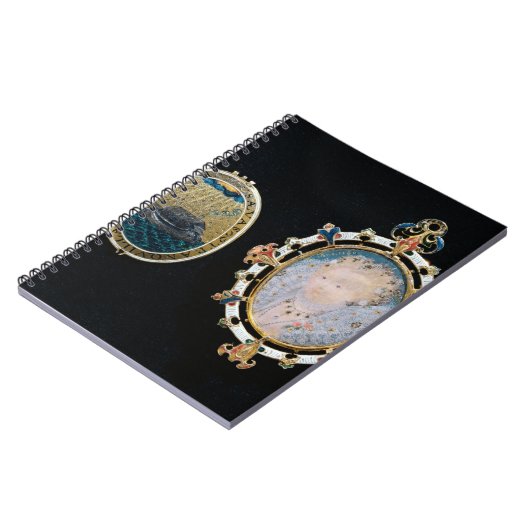 Armada Jewel, miniatuur van koningin Elizabeth I e Notitieboek (Linkerzijde)