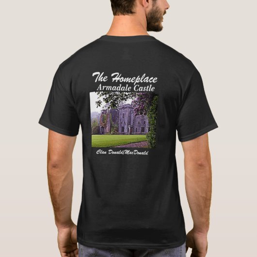 Armadale Castle - Scottish Donald/MacDonald Clan T-shirt (Achterkant)