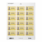 Armadillo-Adresetiketten Etiket (Full Sheet)