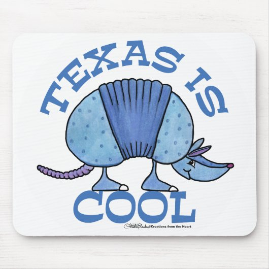 Armadillo Blue-Texas is Cool Muismat (Voorkant)