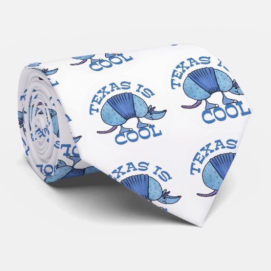 Armadillo Blue-Texas is Cool Stropdas (Opgerold)