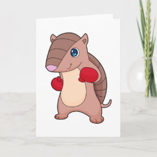 Armadillo Boxer Boxer Boxing-handschoenen Kaart