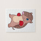 Armadillo Boxer Boxer Boxing-handschoenen Legpuzzel (Horizontaal)