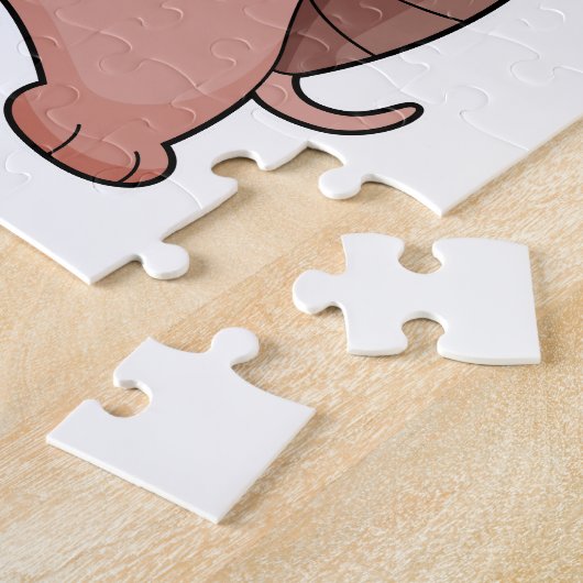 Armadillo Boxer Boxer Boxing-handschoenen Legpuzzel (Zijkant)