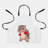 Armadillo Boxer Boxer Boxing-handschoenen Schort (Voorkant)