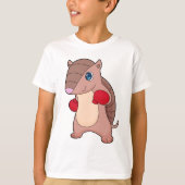 Armadillo Boxer Boxer Boxing-handschoenen T-shirt