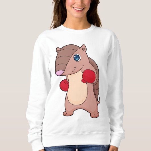 Armadillo Boxer Boxer Boxing-handschoenen Trui (Voorkant)