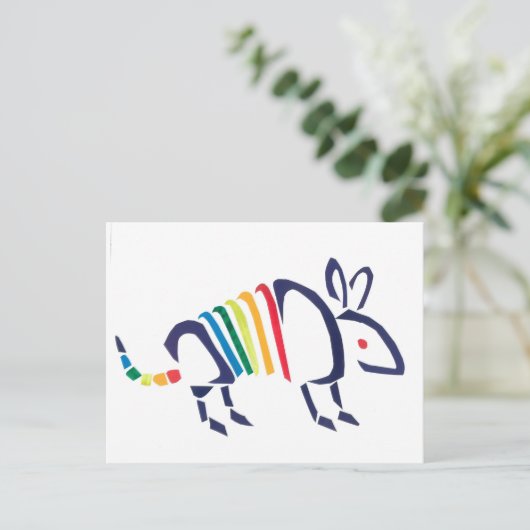 Armadillo Briefkaart (Staand voorkant)