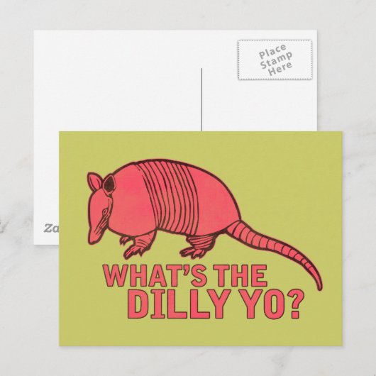 Armadillo Briefkaart (Voorkant / Achterkant)