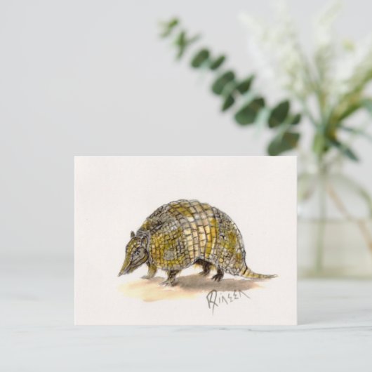 Armadillo Briefkaart (Staand voorkant)