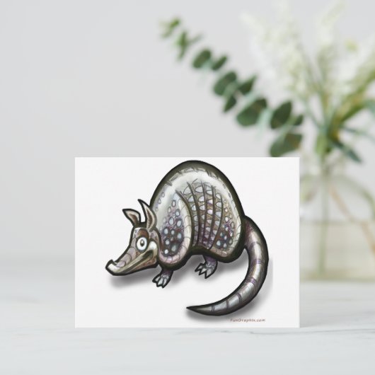 Armadillo Briefkaart (Staand voorkant)