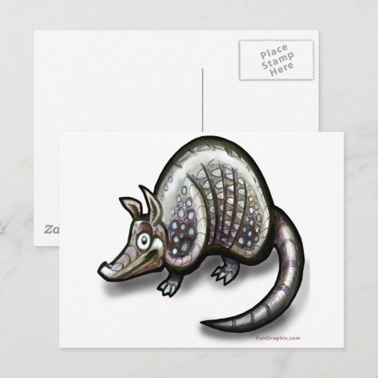 Armadillo Briefkaart (Voorkant / Achterkant)