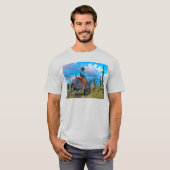 Armadillo Cactus Cowboy T-shirt (Voorkant volledig)