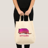 armadillo canvas tote bag (Voorkant (product))