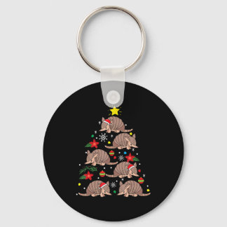 Armadillo Christmas Ornament Tree Funny Zookeeper Sleutelhanger