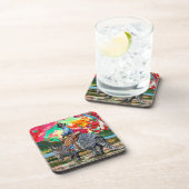 Armadillo Cowboy Bier Onderzetter (Rechterzijde)
