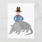 Armadillo Cowboy Briefkaart (Voorkant)