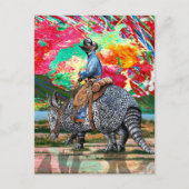 Armadillo Cowboy Briefkaart (Voorkant)