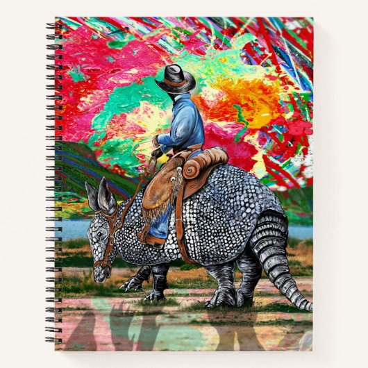 Armadillo Cowboy Notitieboek (Voorkant)