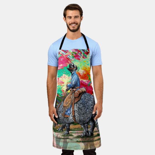 Armadillo Cowboy Schort (Gedragen)