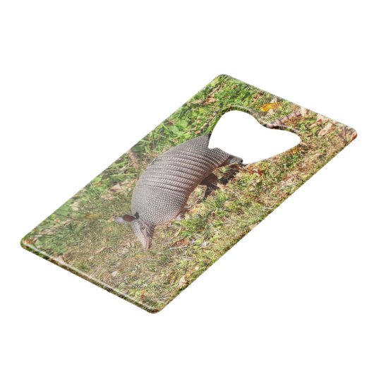 Armadillo Creditkaart Flessenopener (Voorkant Gekanteld)