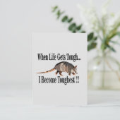 Armadillo dierlijk Inspirerend Briefkaart (Staand voorkant)